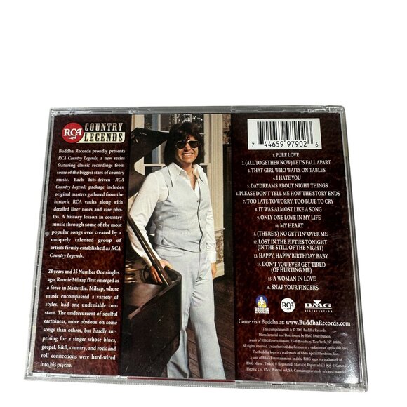 RCA Country Legends CD Ronnie Milsap 2000 Classic Hits New Country Compilation - Picture 2 of 7